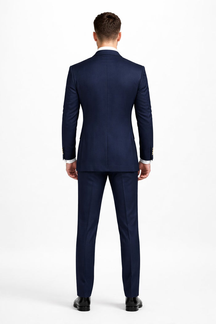 Double Breasted Tuxedo Groom Suit