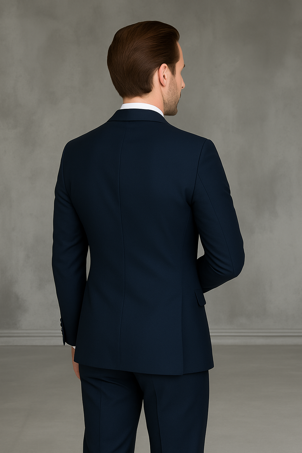 Italian Made Wool Suit by Statement Men's