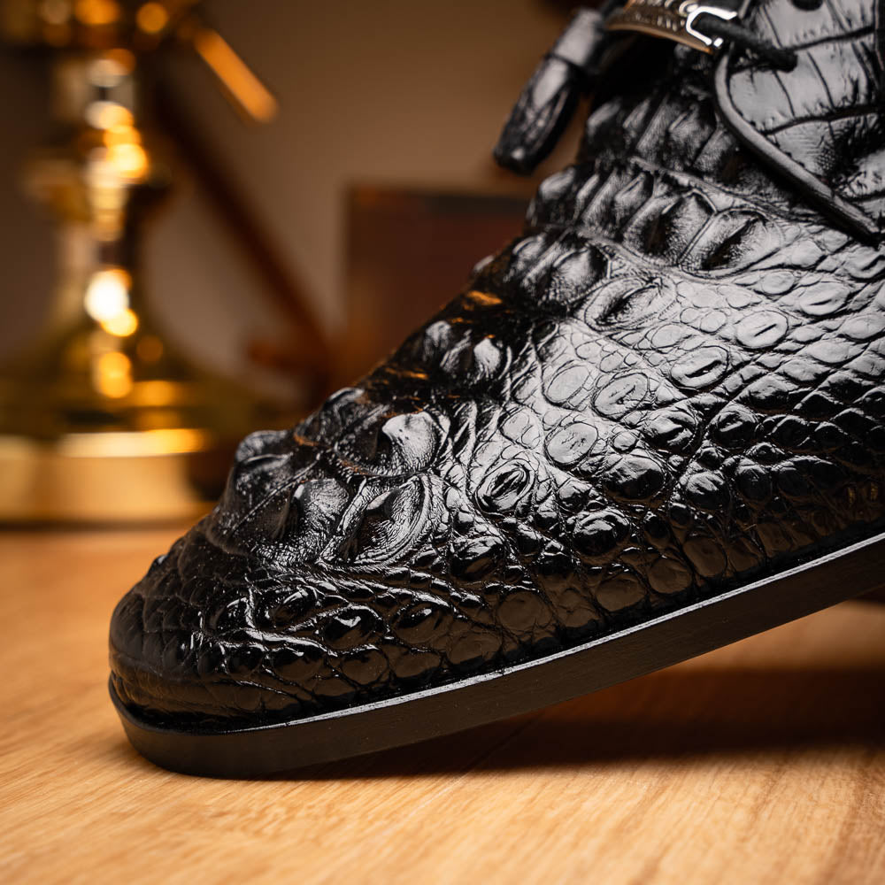 Marco Di Milano Nilo Black Leather Luxury Loafer