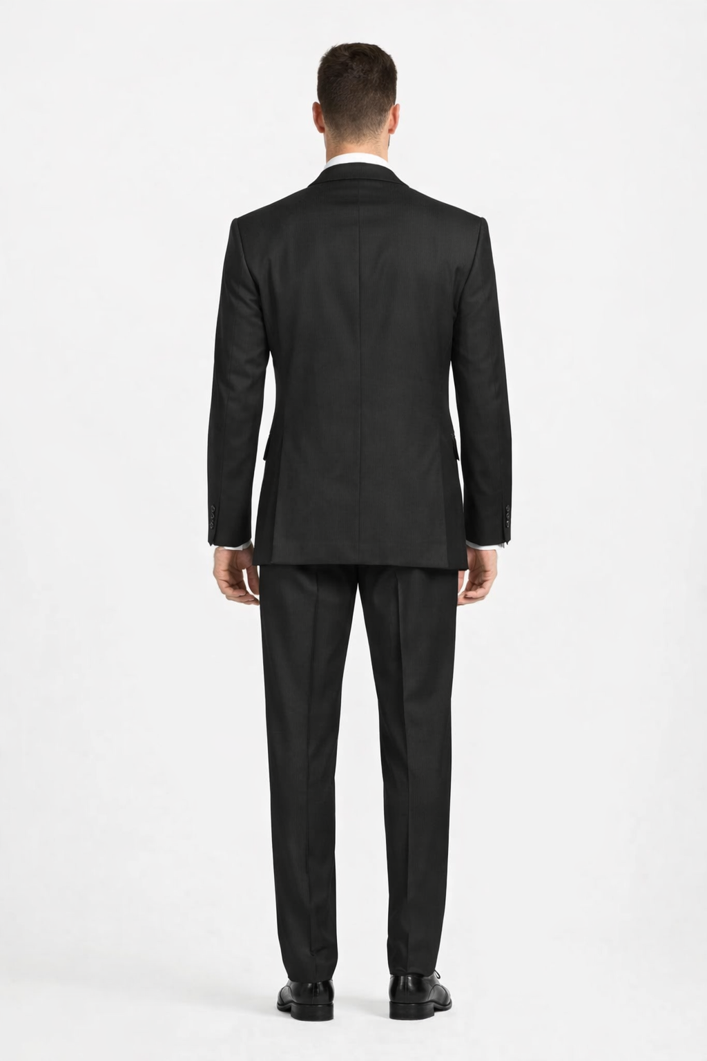 Nola Collection Black Regular Fit Suit by Vinci