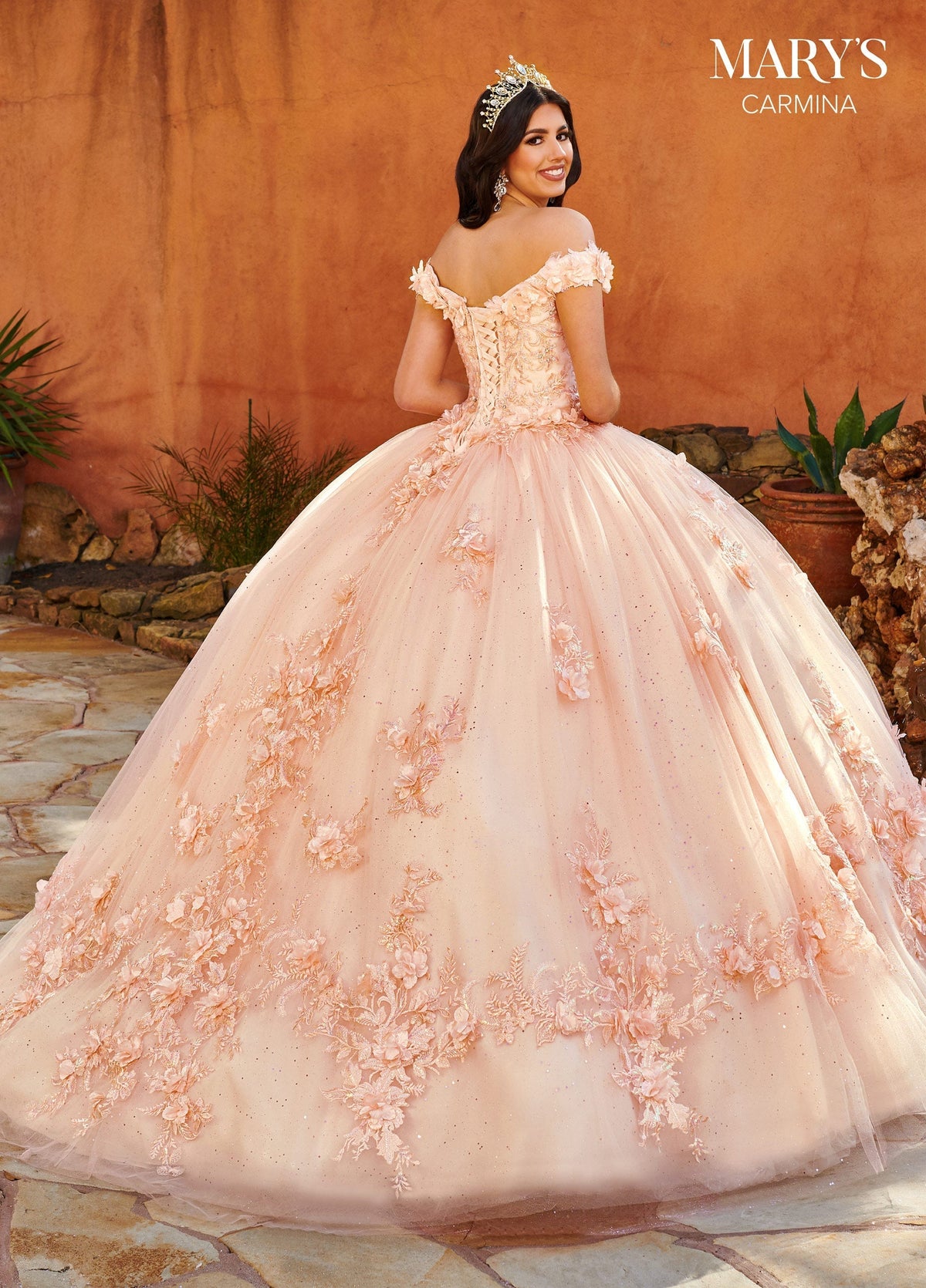 Mary's Bridal MQ1108 Off Shoulder Quinceanera Dress