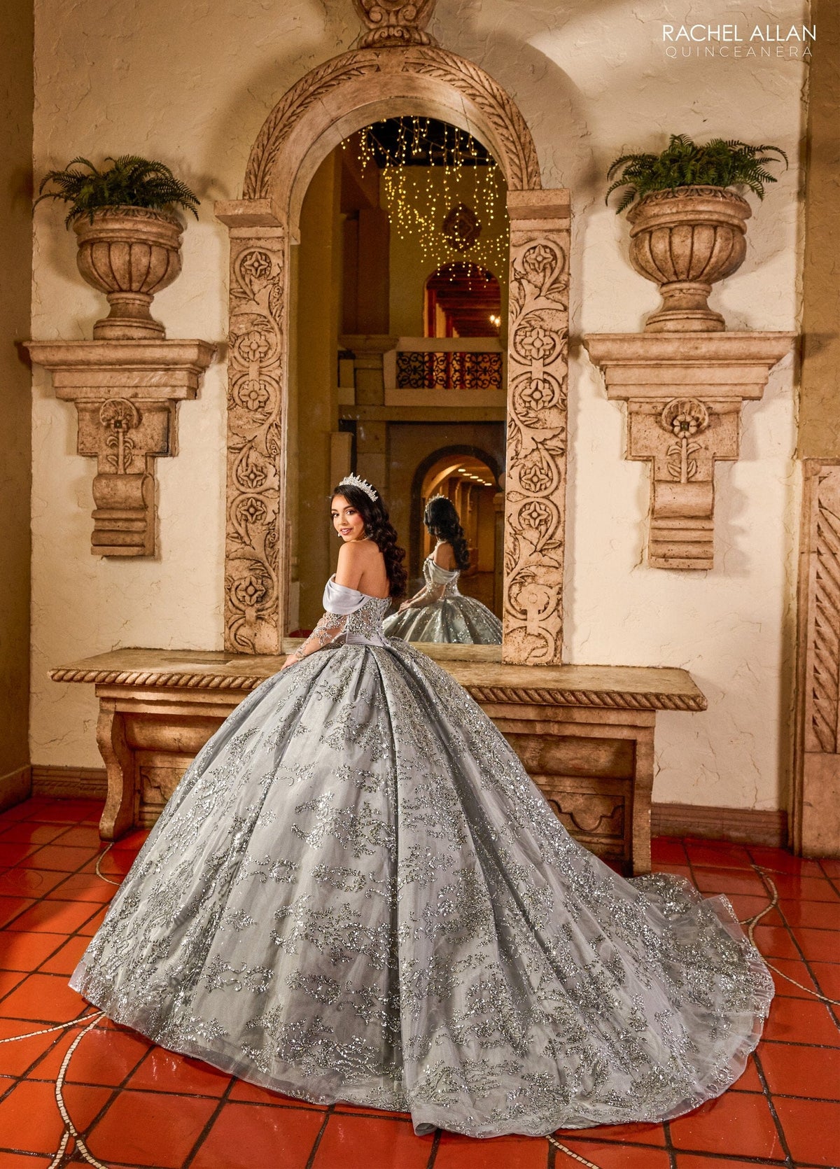 Rachel Allan RQ2194 Off Shoulder Quinceanera Dress