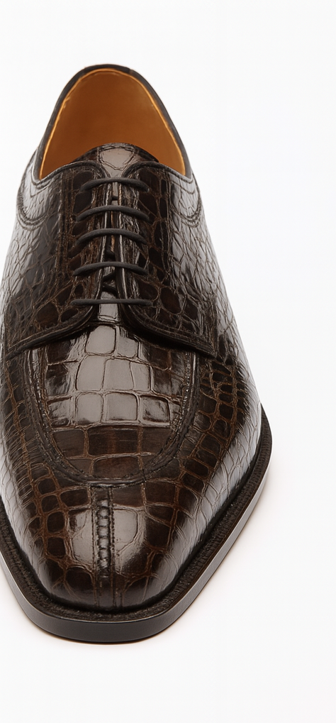 oilve-gator-skin-belly-split-toe-italian