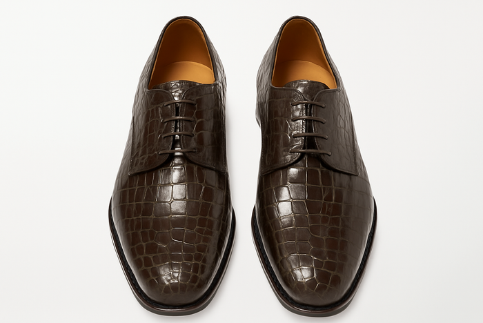 oilve-gator-skin-belly-split-toe-italian