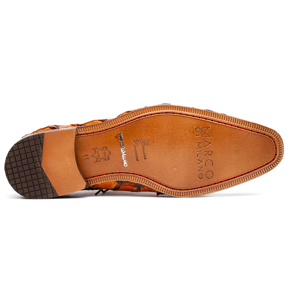 Marco Di Milano Olivieri Pirarucu Dress Oxfords Brandy