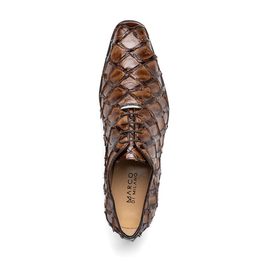 Marco Di Milano Olivieri Pirarucu Dress Oxfords Clear Brown