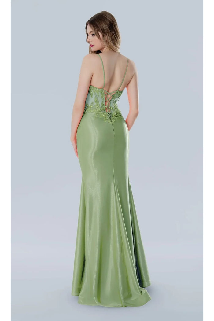 Orange Prom Dress Corset Formal Evening Gown Stella Couture 25133