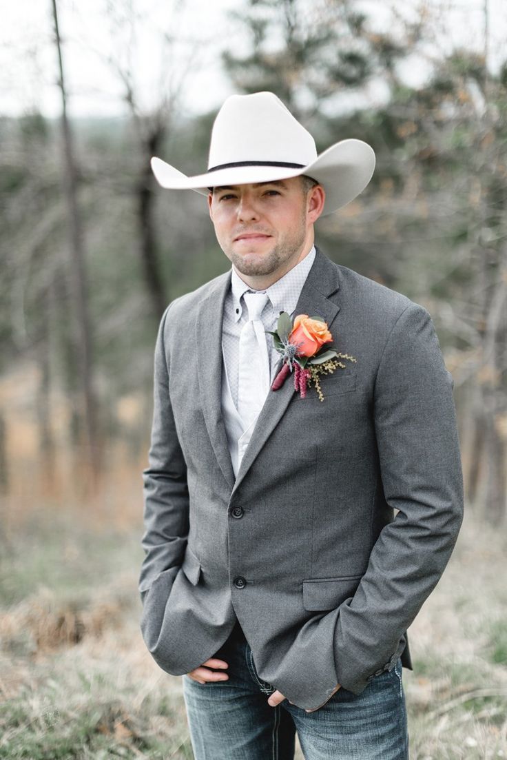 Men’s Western Classic Gray Cowboy Blazer