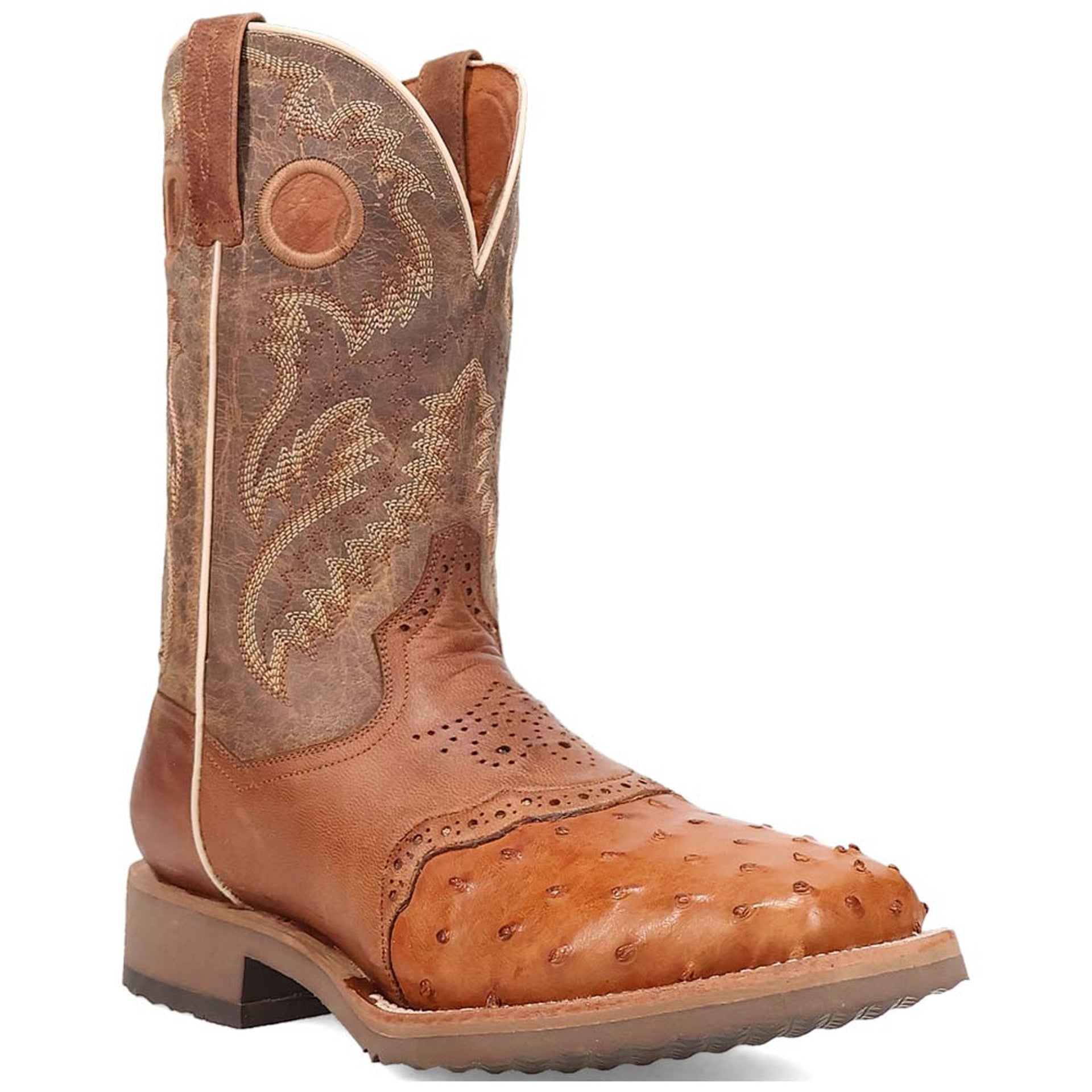 Dan Post Martel Ostrich Leather Western Boots