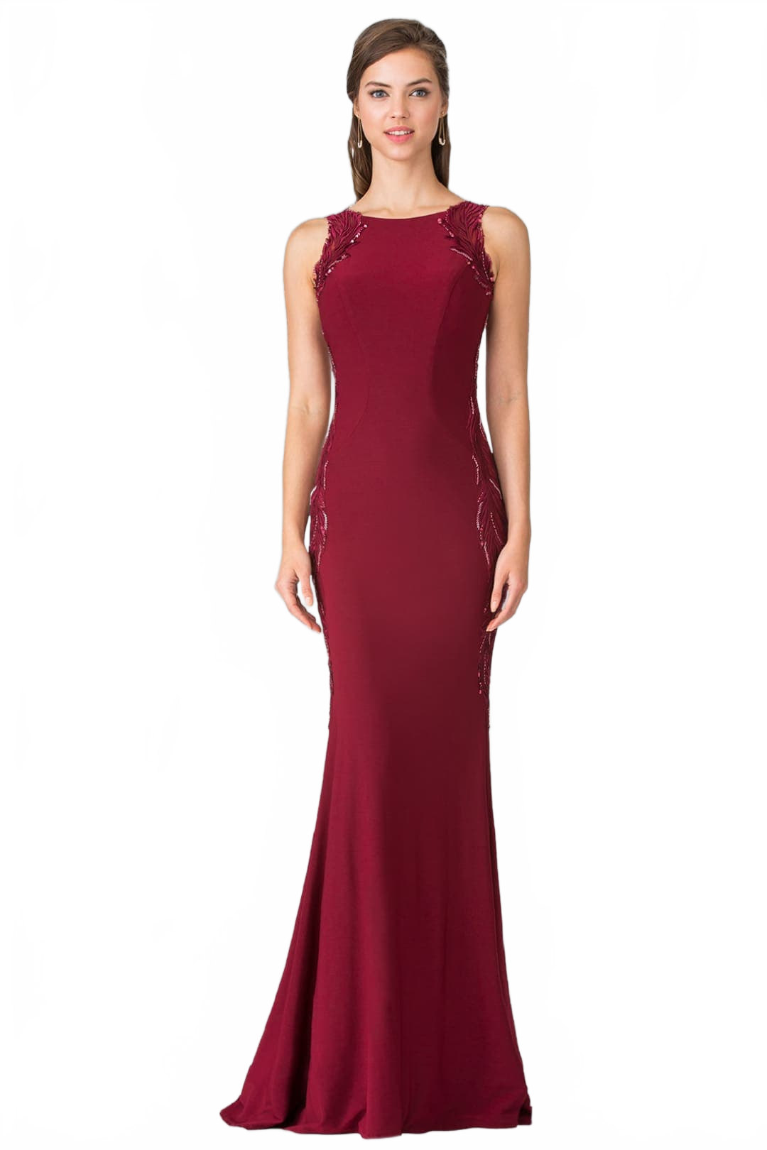 Open Back Long Evening Dress by Elizabeth KGL2222