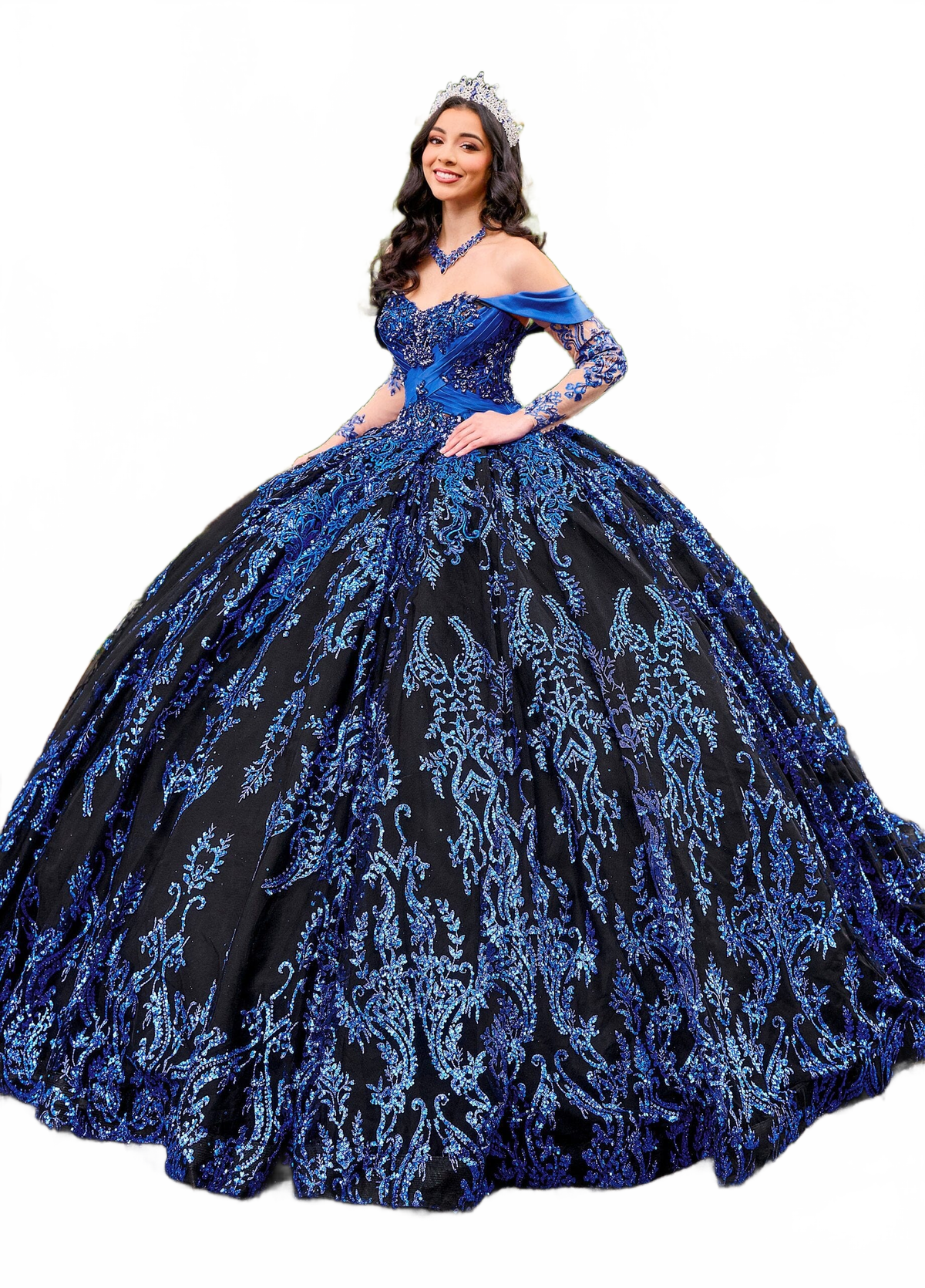 Rachel Allan RQ2194 Off Shoulder Quinceanera Dress
