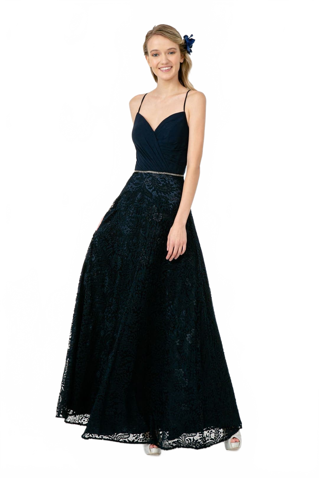 Lace A-line Formal Dress by Elizabeth K GL2667