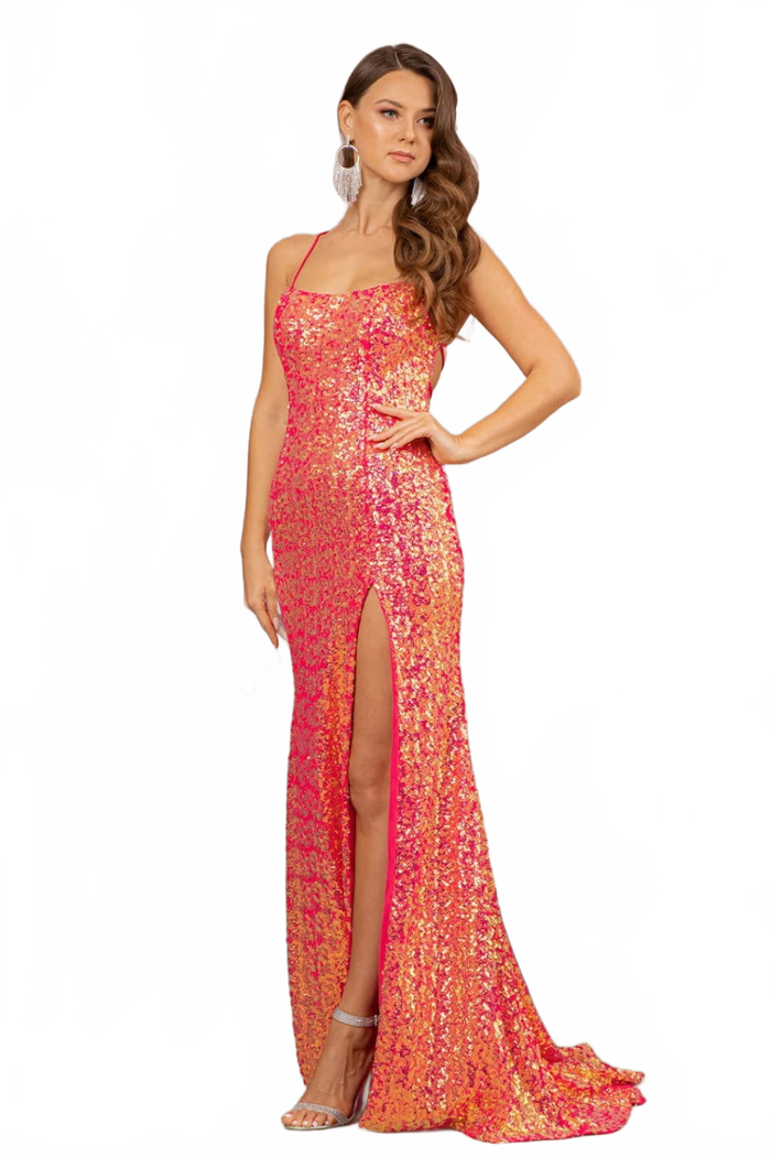 Sequin Corset Mermaid Gown by Elizabeth KGL3127