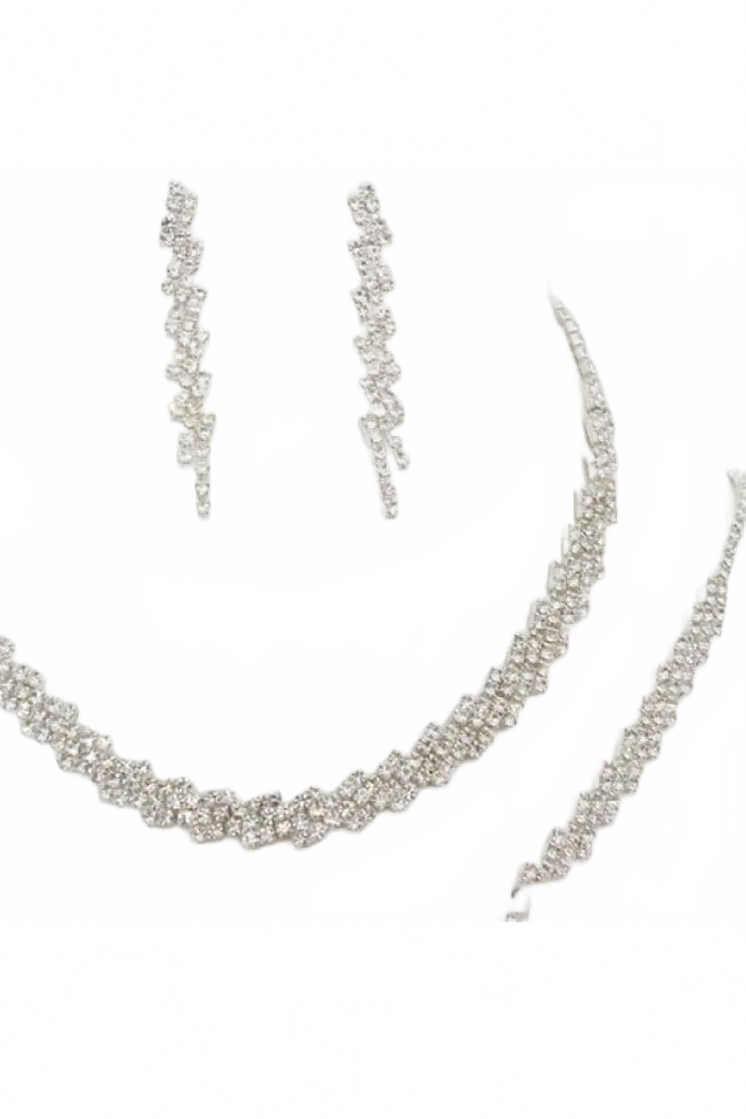 Christina Collection S-20665 Jewelry Set Necklace Bracelet Earrings