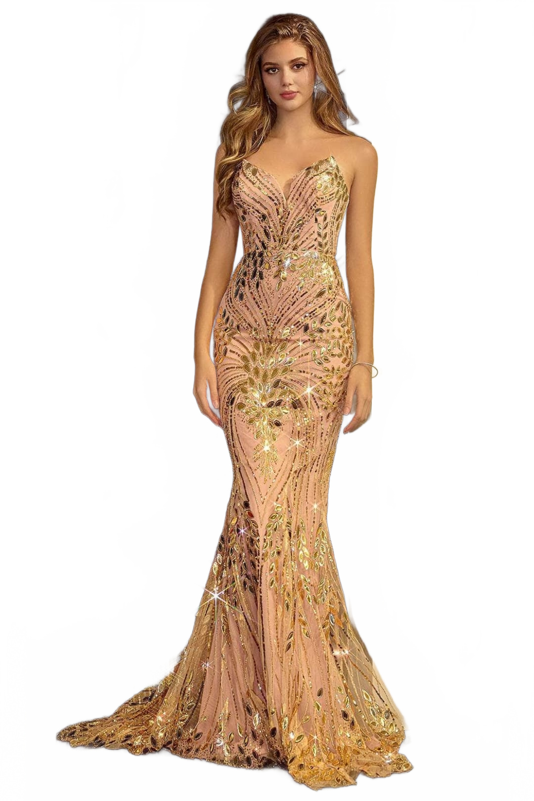 Portia and Scarlett PS24315 - Strapless Mermaid Prom Dress for a Flattering Silhouette