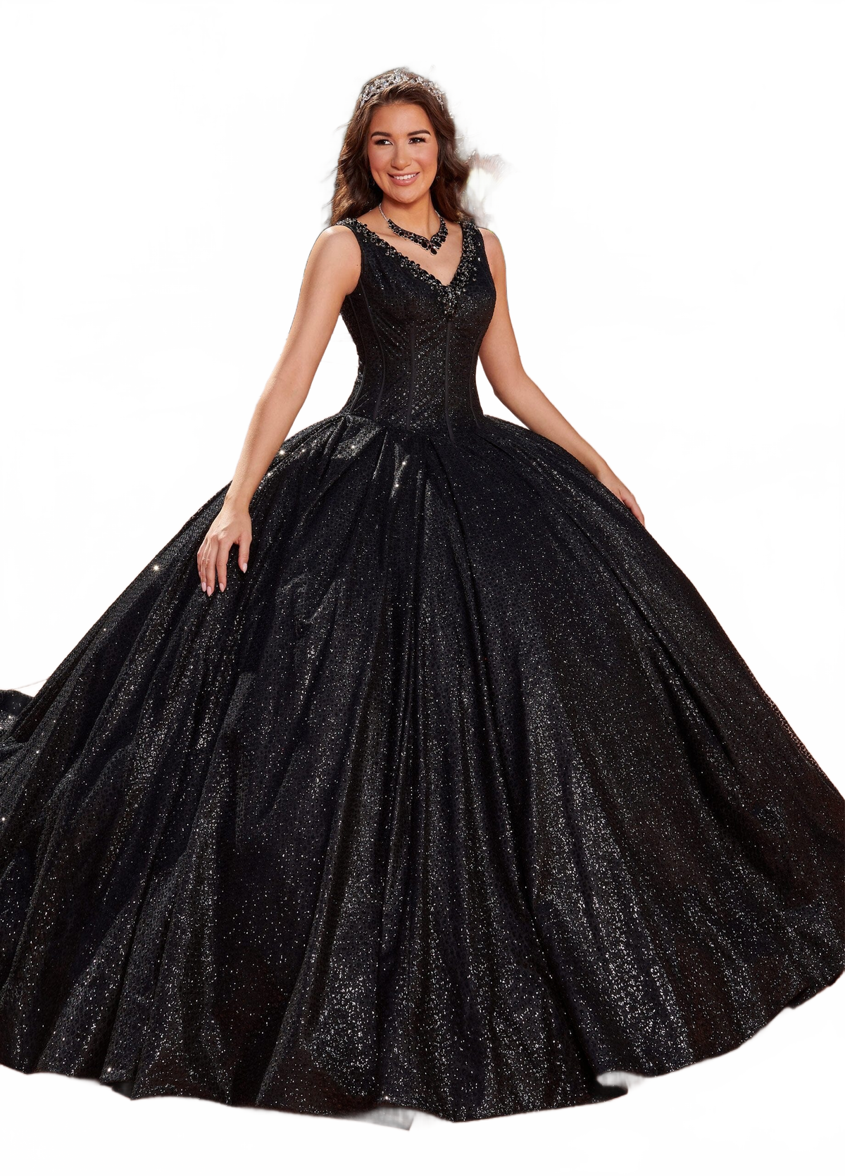 Rachel Allan RQ1127 Sleeveless Corset Quinceanera Dress