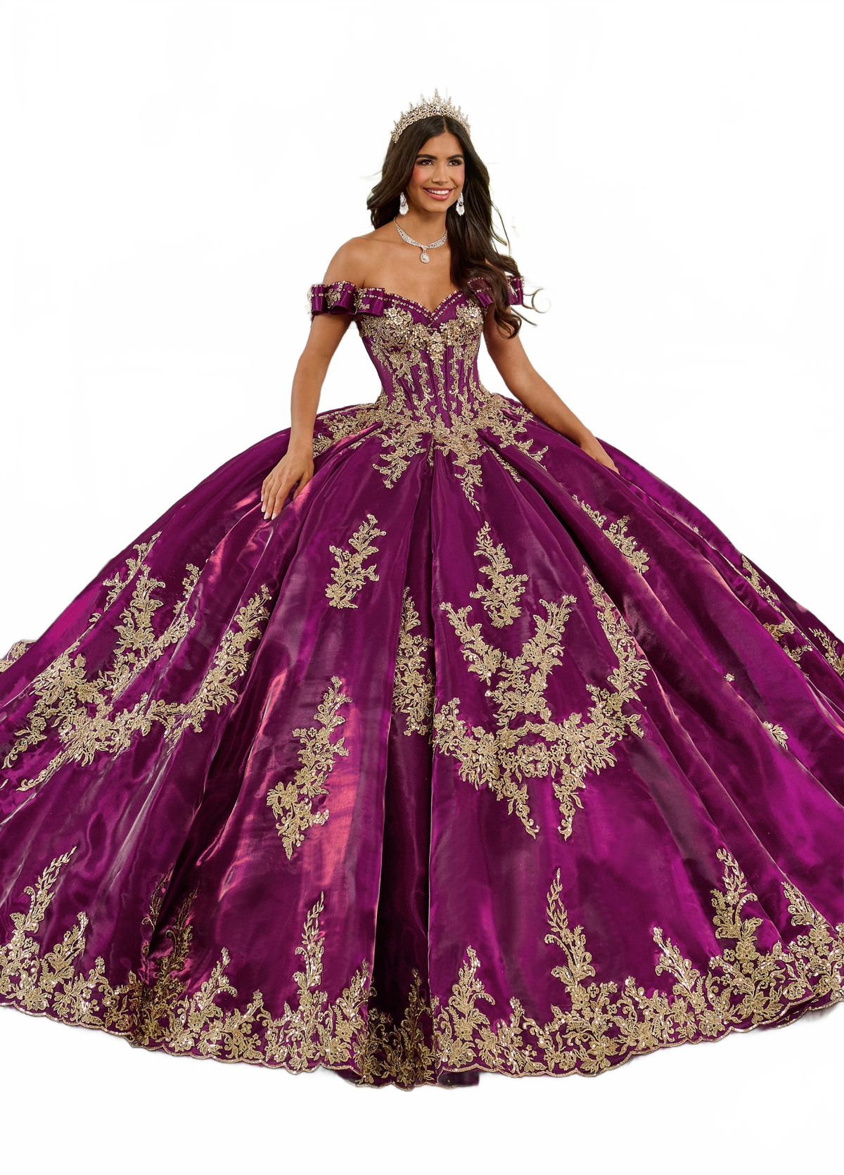 Rachel Allan RQ3151 Off Shoulder Quinceanera Dress