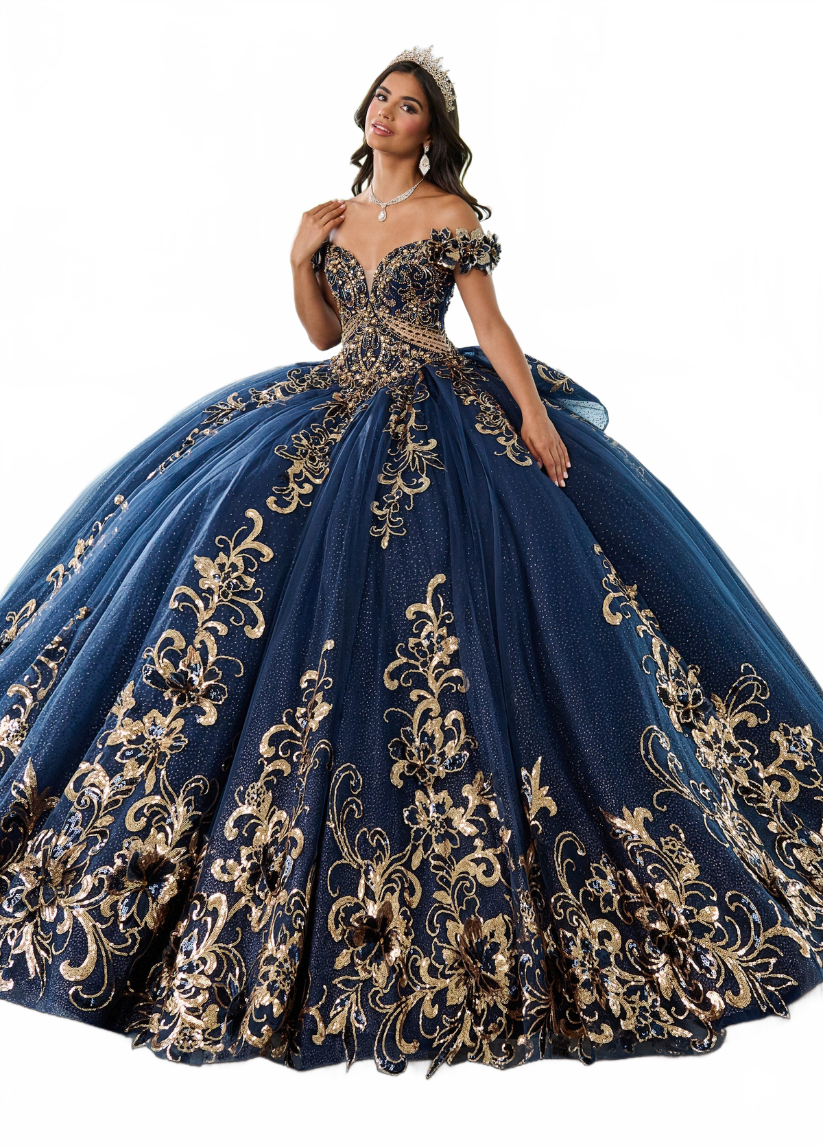 Rachel Allan RQ3145 Off Shoulder Quinceanera Dress