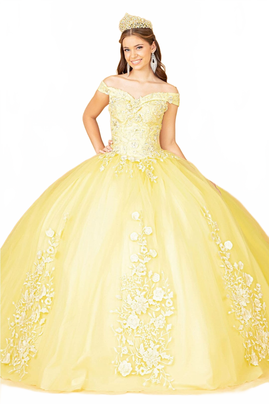 Yellow Ball Gown by Elizabeth K GL2802