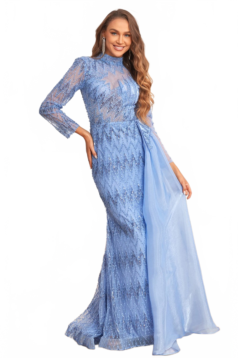 High Couture NR2336 Beaded Long Formal Evening Dress
