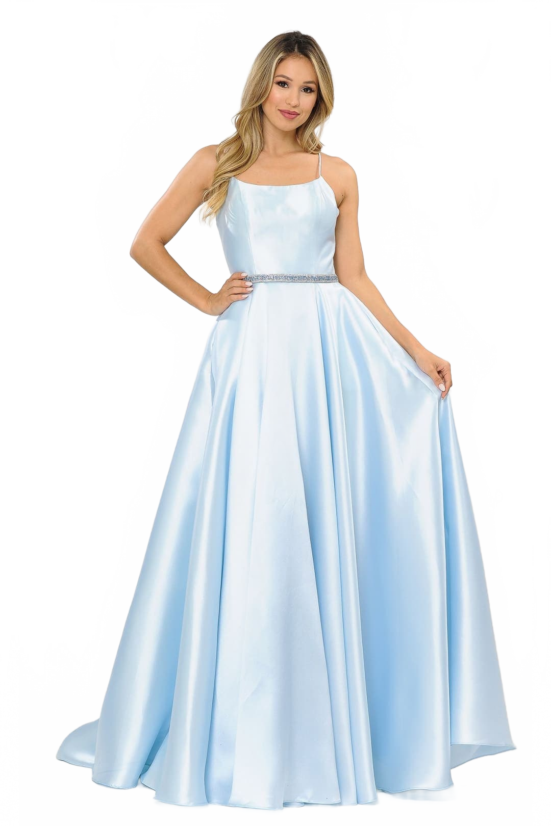 Poly USA 8684 Special Occasion A-Line Formal Prom Dress