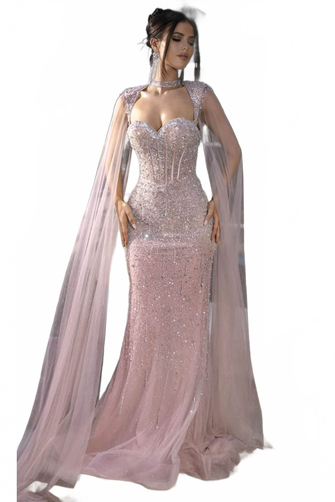 Portia and Scarlett PS25504 -long Sweetheart Neck Prom Gown with Embellishments