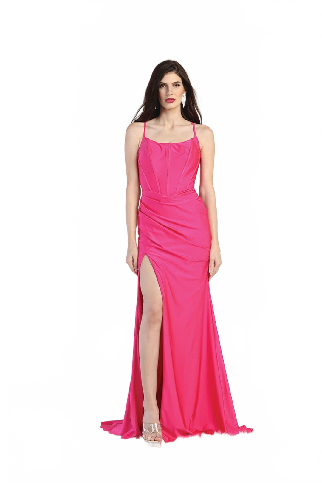 May Queen MQ1991 Sweep Train Bridesmaids Dress