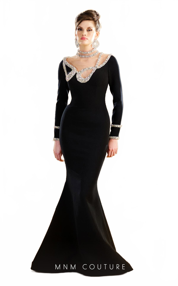 Fouad Sarkis F02852 Classic Evening Dress