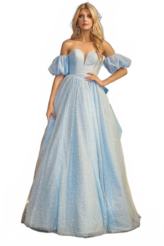 Portia and Scarlett PS24066 -long- Sweetheart Ballgown with Slit