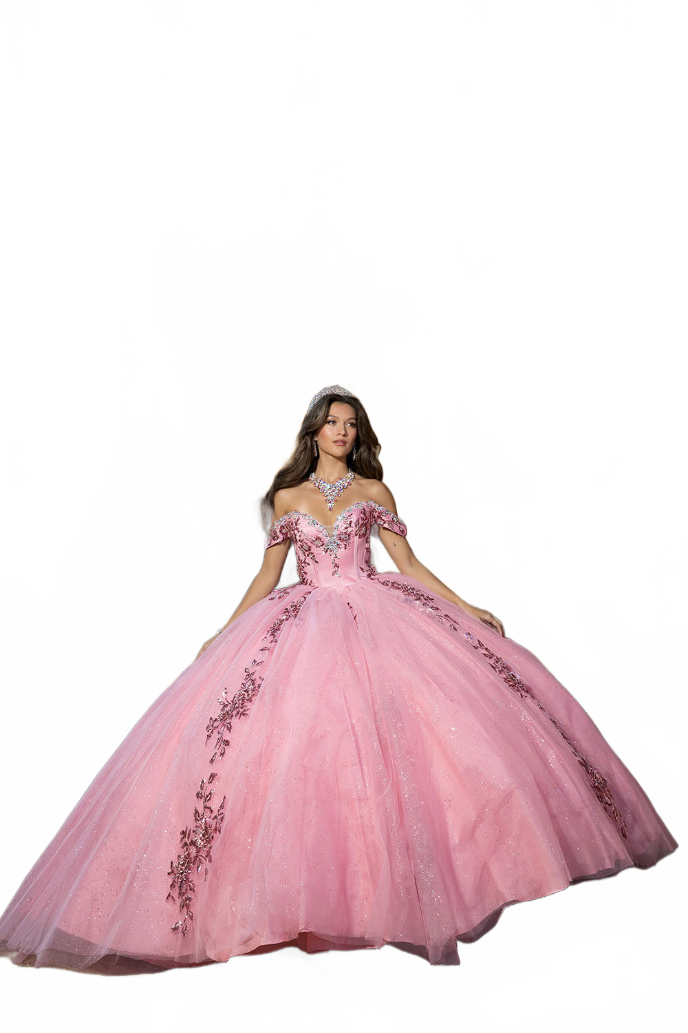 Off Shoulder Bow Ball Gown by Bella Princess c