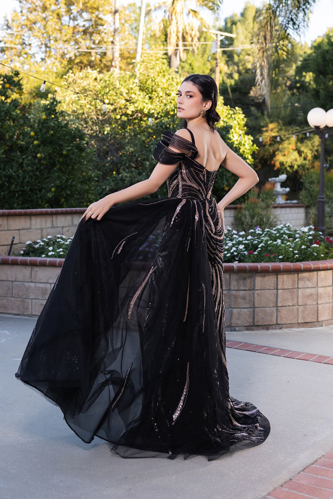 Pageant Dress Asymmetrical Beaded Long Prom Gown By Royal Queen RQ8192