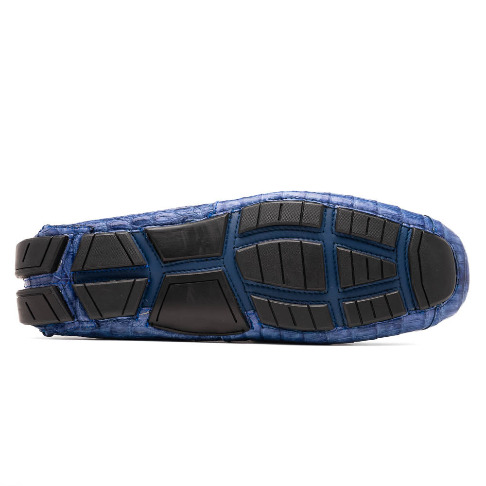 Marco Di Milano Parma Caiman Belly Bit Drivers Blue