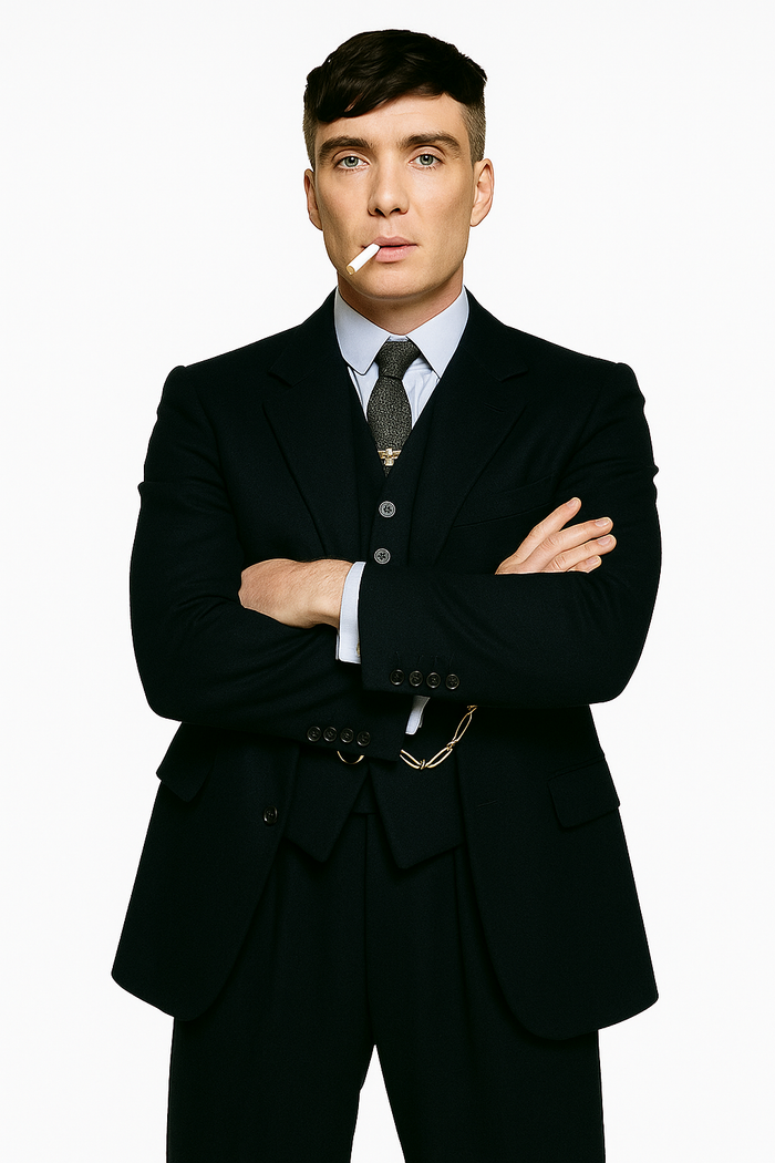 Thomas Shelby Inspired Suit & Overcoat Costume