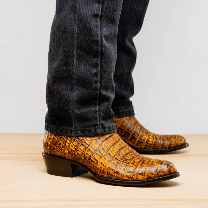 Marco_Di_Milano Phoenix Mustard Brown Leather Oxford