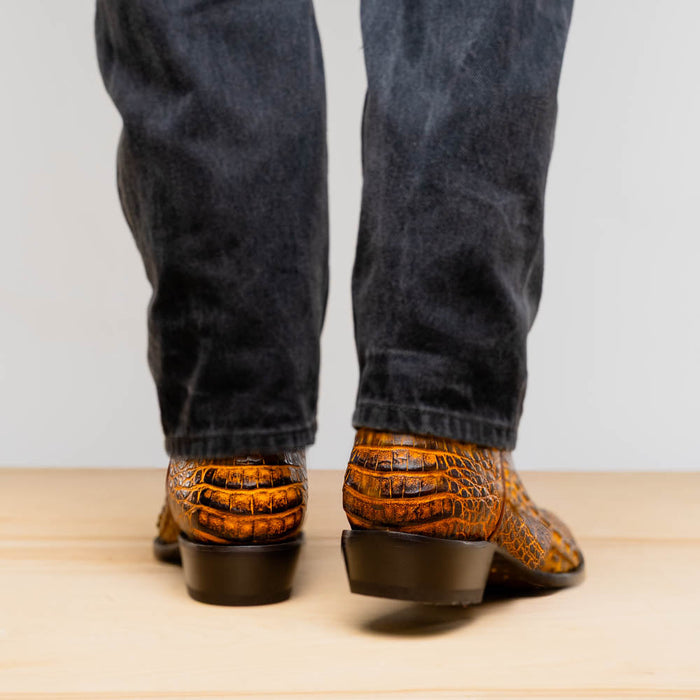 Marco_Di_Milano Phoenix Mustard Brown Leather Oxford