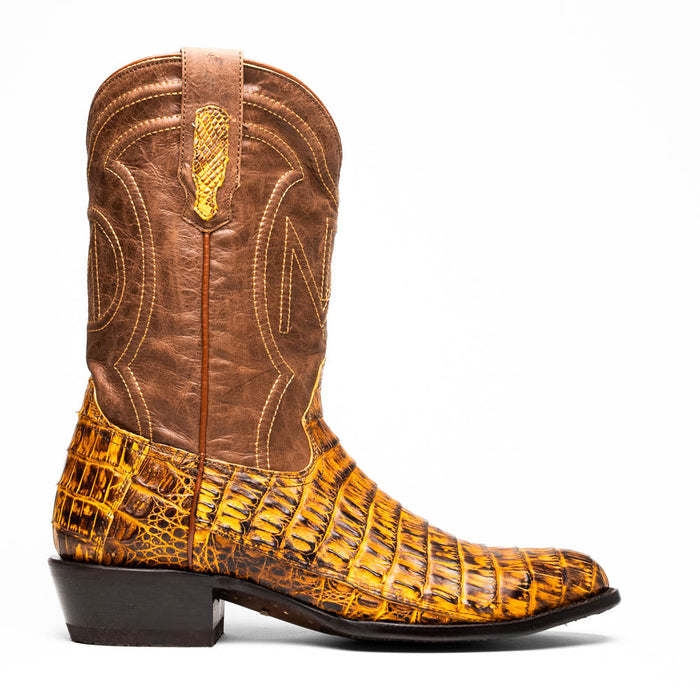 Marco_Di_Milano Phoenix Mustard Brown Leather Oxford