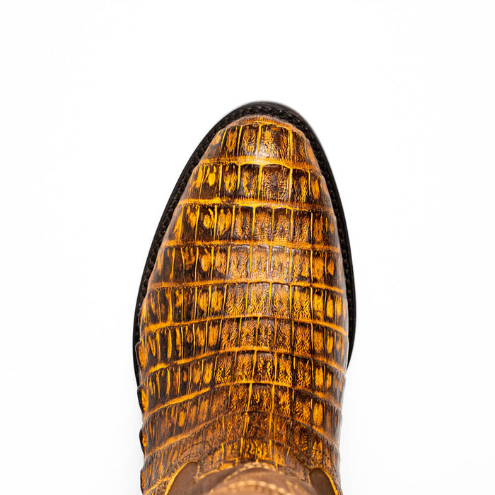 Marco_Di_Milano Phoenix Mustard Brown Leather Oxford