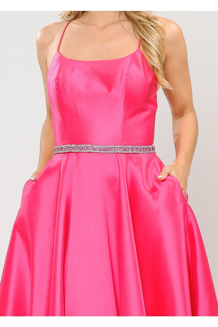 Poly USA 8684 Special Occasion A-Line Formal Prom Dress