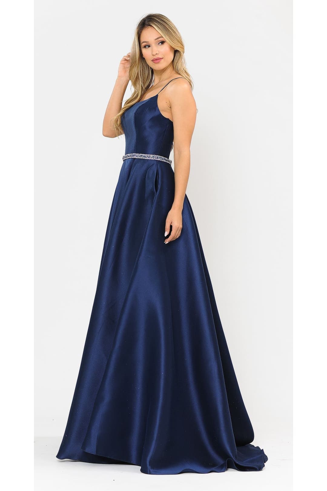 Poly USA 8684 Special Occasion A-Line Formal Prom Dress