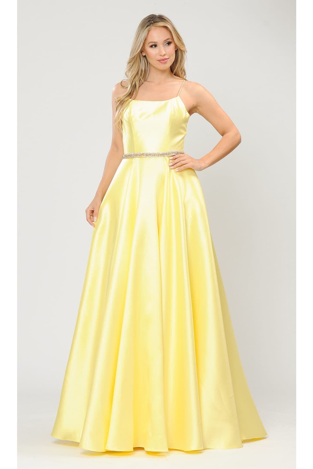 Poly USA 8684 Special Occasion A-Line Formal Prom Dress