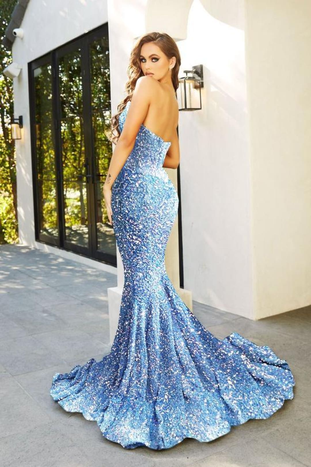 Portia And Scarlett Prom Dress Strapless Long Prom Dress PS21208