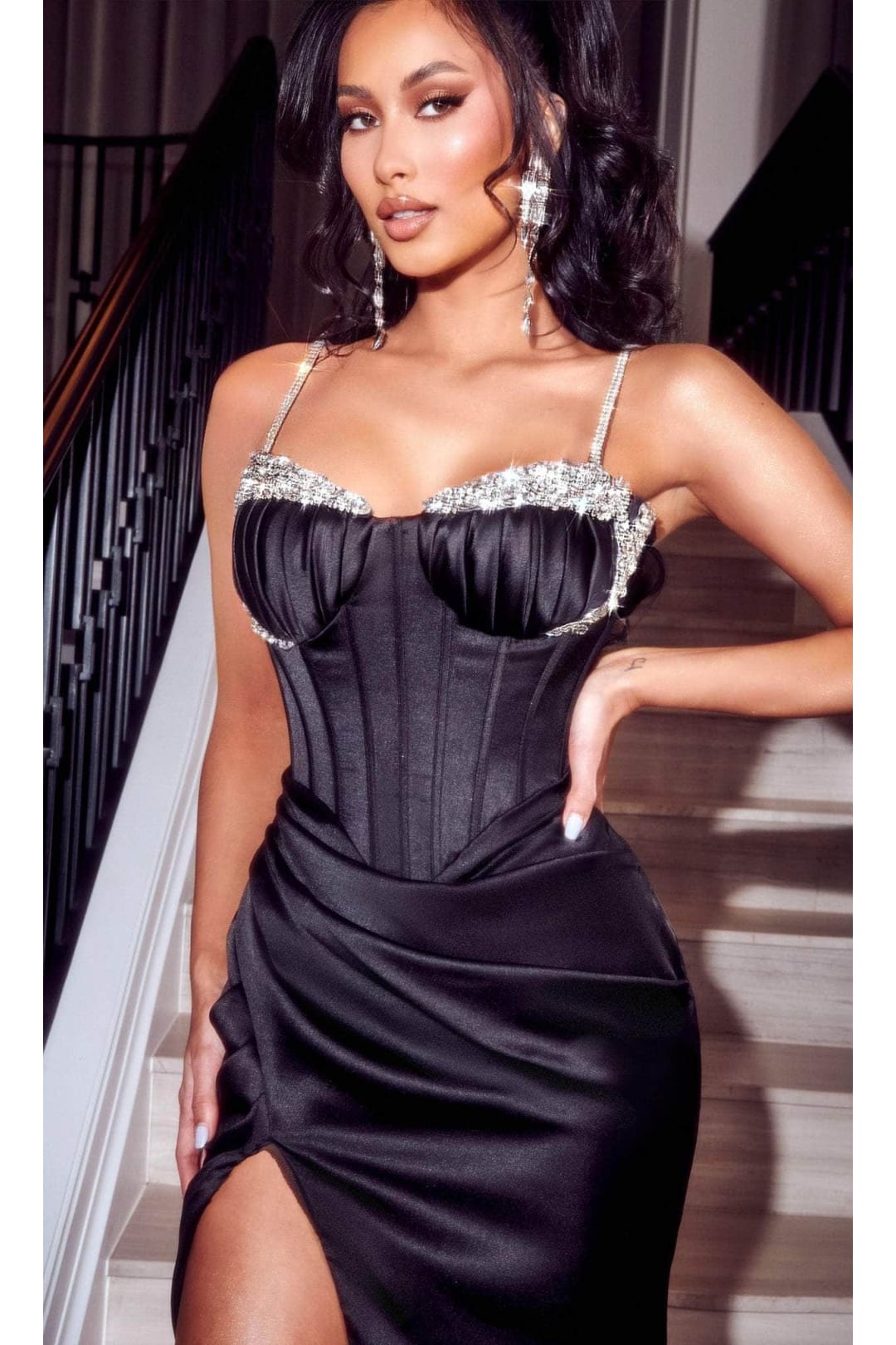 Portia and Scarlett PS23274 -long-  Sweetheart Evening Gown with Beaded Details