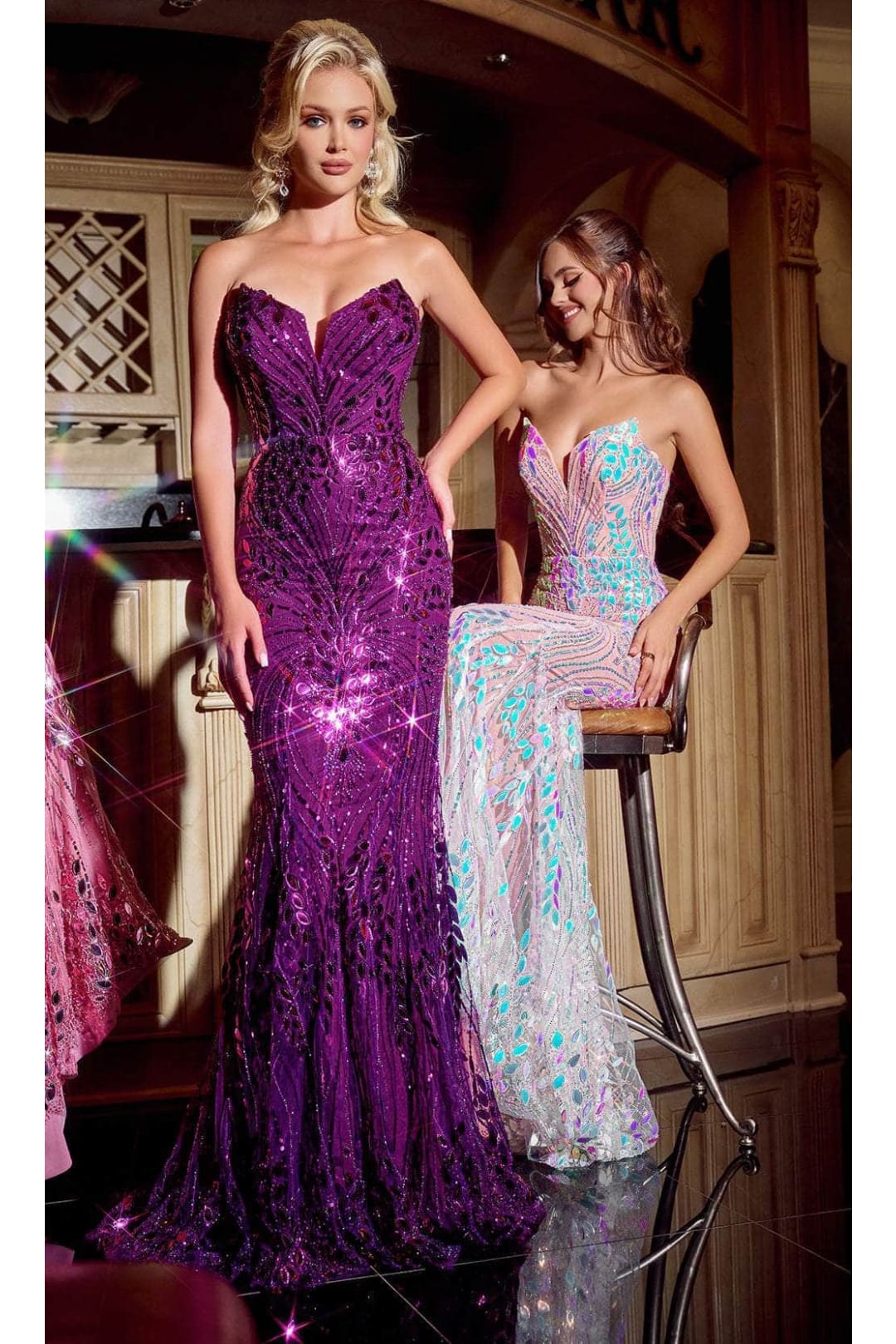 Portia and Scarlett PS24315 - Strapless Mermaid Prom Dress for a Flattering Silhouette