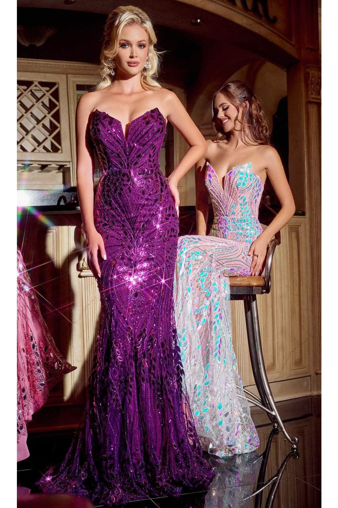 Portia and Scarlett PS24315 - Strapless Mermaid Prom Dress for a Flattering Silhouette
