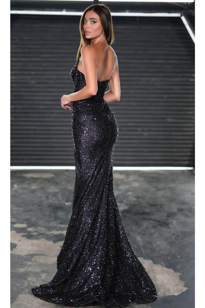 Portia and Scarlett PS24942 - long - Asymmetrical Prom Dress with Embellishments