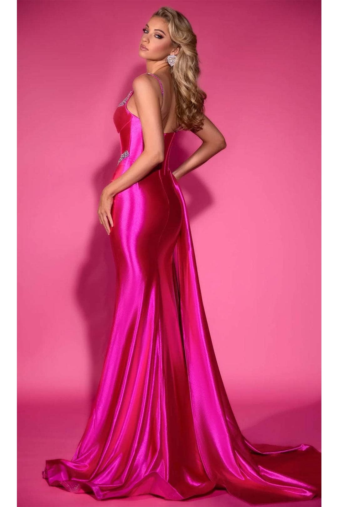 Portia and Scarlett PS25203 - Sash Detailed Prom Dress