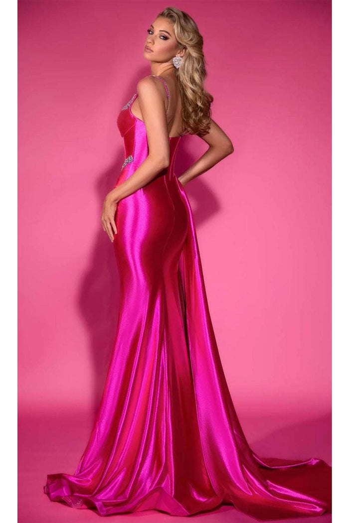 Portia and Scarlett PS25203 - Sash Detailed Prom Dress
