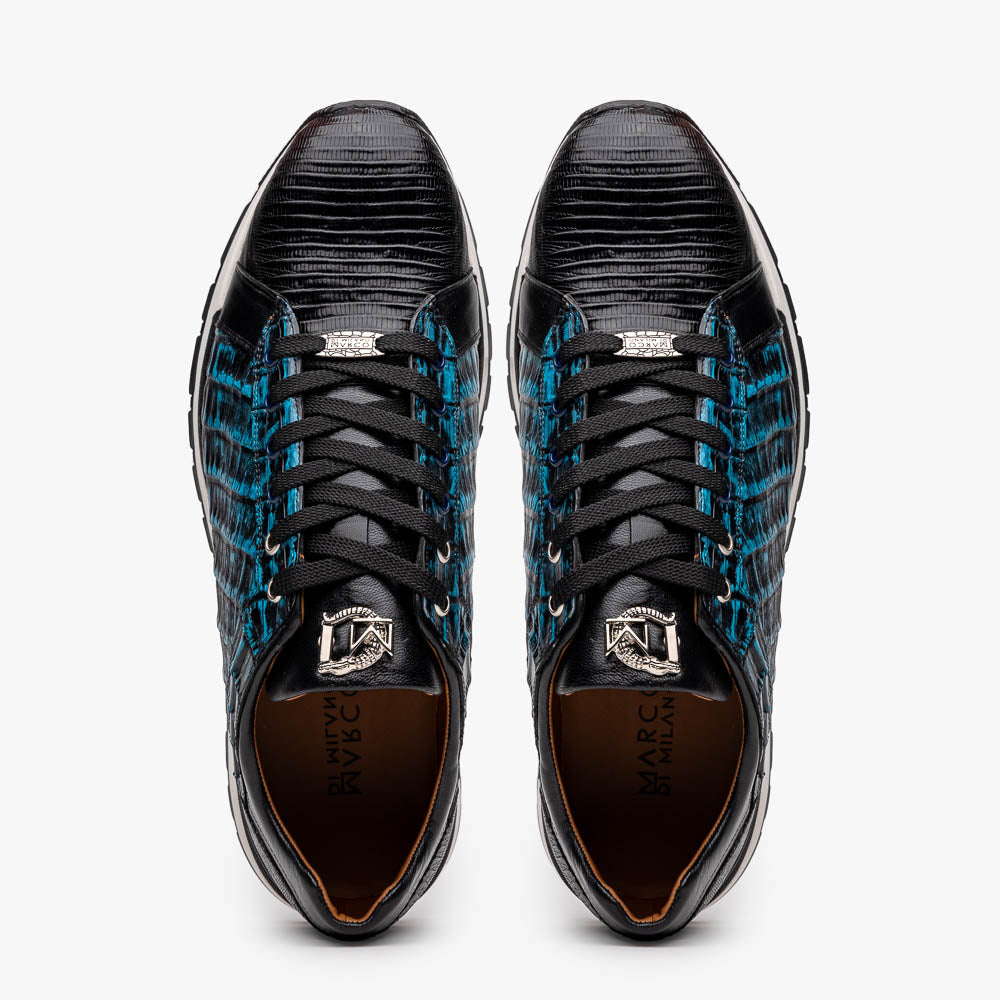 Marco_Di_Milano Portici - Navy & Black Leather Dress Shoe