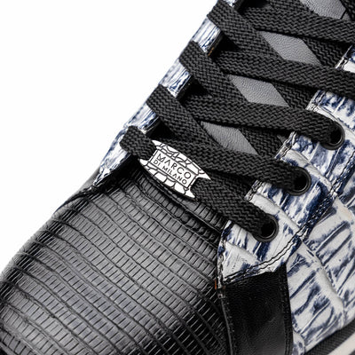 Marco Di Milano Portici Newspaper Men's Sneakers