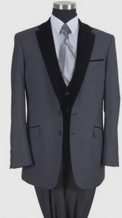 charcoal-grey-tuxedo-with-black-velvet-lapel-vested-wedding-suit-gray-tux-for-groom